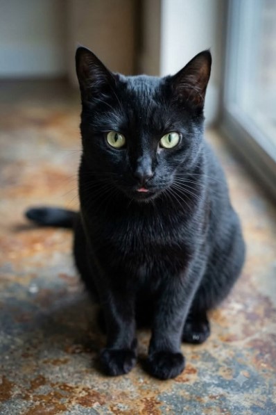Black Tabby Cat