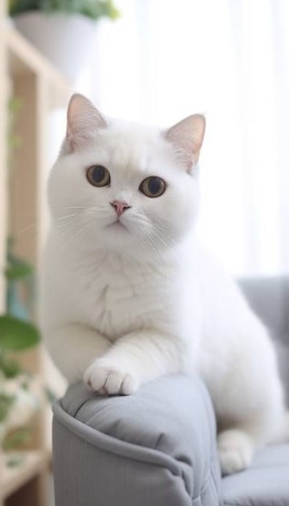 White Tabby Cat